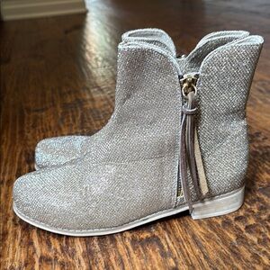 Joyfolie Kids Gold Glittery Boots